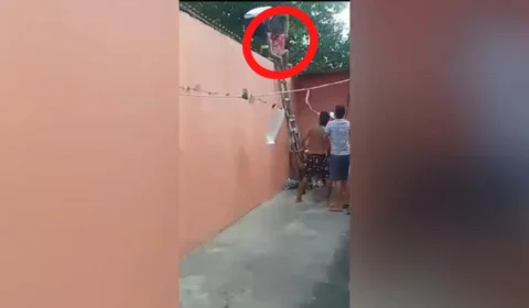 A PEIA CANTOU | Homem é espancado por vários moradores do Braga Mendes