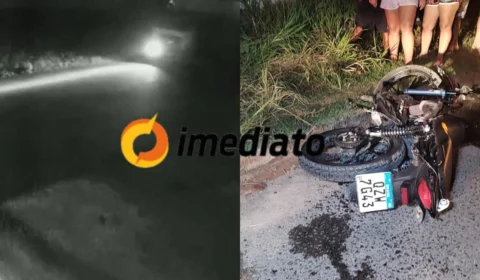 Vídeo mostra momento em que caminhão mata motociclista atropelado no Tarumã