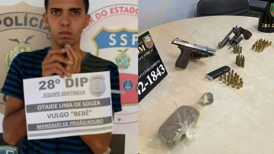 O vulgo ‘Bebê’ era pistoleiro de facção e tocava o terror no bairro no Puraquequara, diz PM