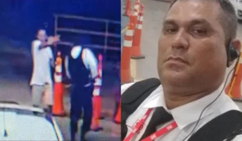 Vídeo mostra o momento em que vigilante de shopping é assassinado com tiro na cabeça