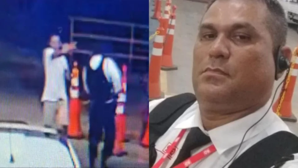 Vídeo mostra o momento em que vigilante de shopping é assassinado com tiro na cabeça