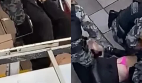 VEJA VÍDEO: no mood ‘Barbie’, valentão é preso com calcinha fio-dental rosa