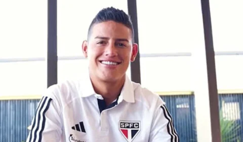 São Paulo anuncia a contratação do meia James Rodríguez