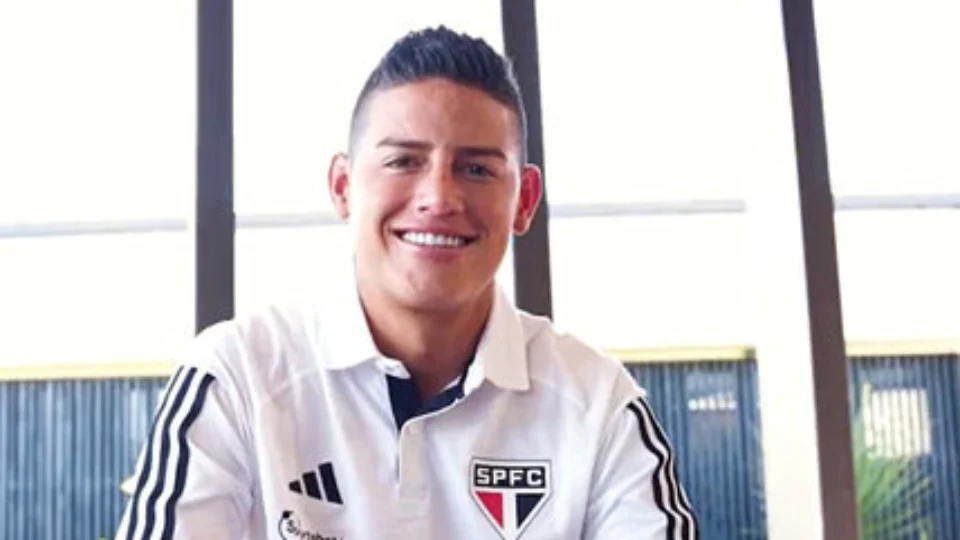 São Paulo anuncia a contratação do meia James Rodríguez