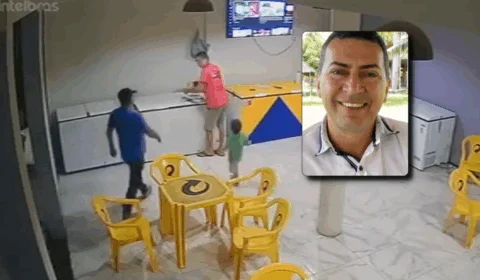 VEJA VÍDEO: Dono de bar é brutalmente assassinado a tiros na frente de criança