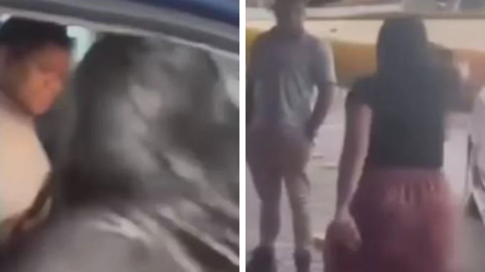 VEJA VÍDEO: Mulher pega marido com amante no flagra em motel de Manaus