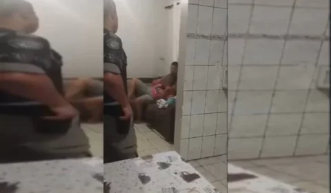 VEJA VÍDEO: filho de PM é preso após fazer a própria mãe refém em casa