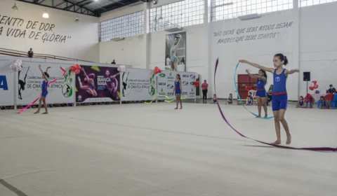 Vila Olímpica é sede do Troféu Artemis Soares de Ginástica Rítmica