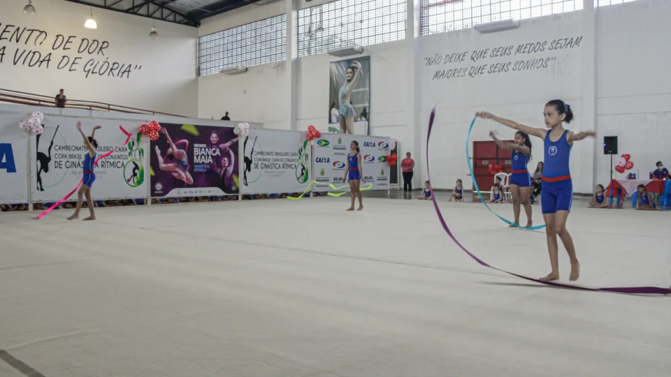 Vila Olímpica é sede do Troféu Artemis Soares de Ginástica Rítmica