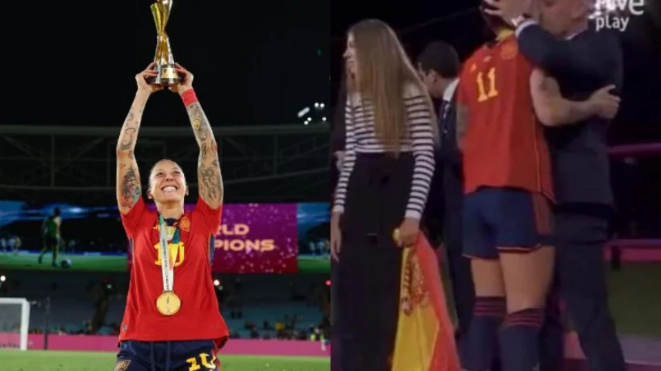 VÍDEO: presidente da Federação Espanhola diz que beijo em jogadora foi ‘carinho’