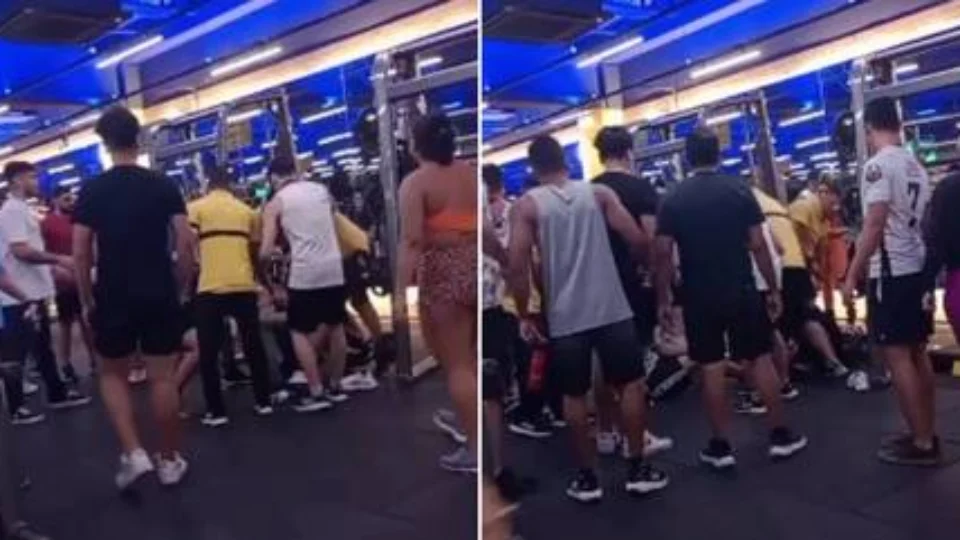 VEJA VÍDEO: Alunos saem no soco em academia por causa de aparelho