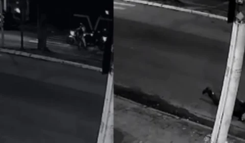 VEJA VÍDEO: engenheiro entrega moto durante assalto, mas termina morto a tiros