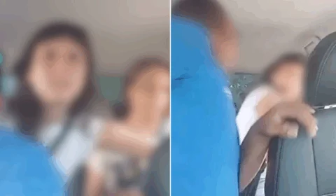 VEJA VÍDEO: após briga por troco, passageira cospe em motorista de APP e ele revida