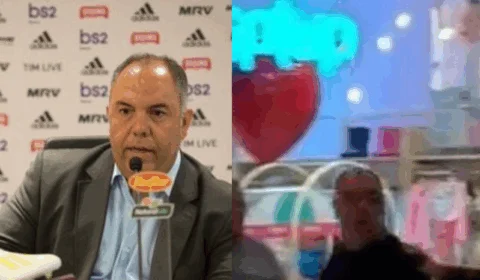 VEJA VÍDEO: Marcos Braz agride torcedor do Flamengo em shopping