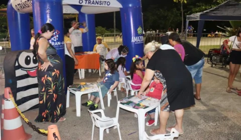 Detran-AM participa de exposição da PRF na Ponta Negra 