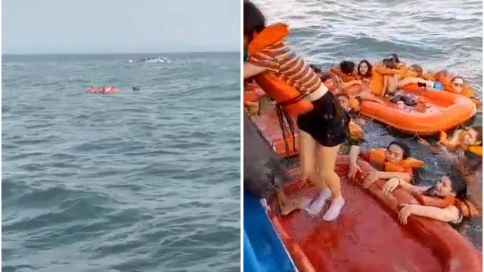 VEJA VÍDEOS: Barco naufraga com 50 passageiros no Rio Tapajós; maioria estudantes