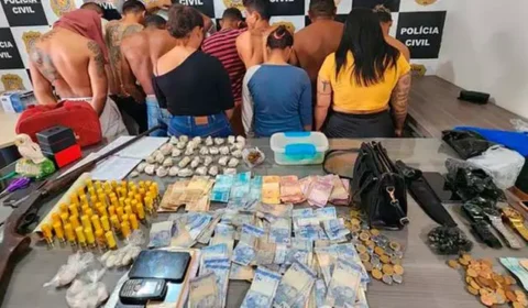 Polícia Civil prende 12 suspeitos e apreende drogas em operação de combate ao tráfico em Santarém, Pará