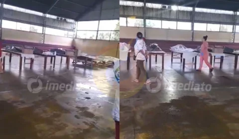 Corpos das vítimas da queda de avião são transportados para ginásio em Barcelos (AM); Veja o vídeo