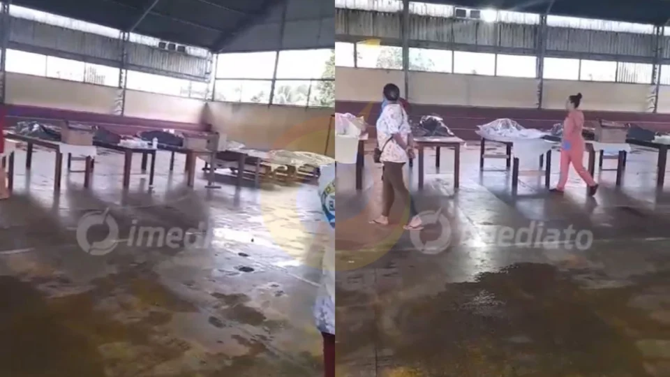 Corpos das vítimas da queda de avião são transportados para ginásio em Barcelos (AM); Veja o vídeo