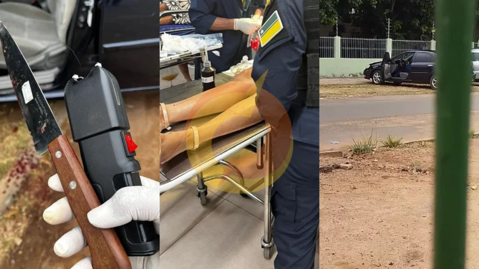 Ex-marido tenta matar mulher com choques elétricos e facadas dentro de carro em Boa Vista-RR 