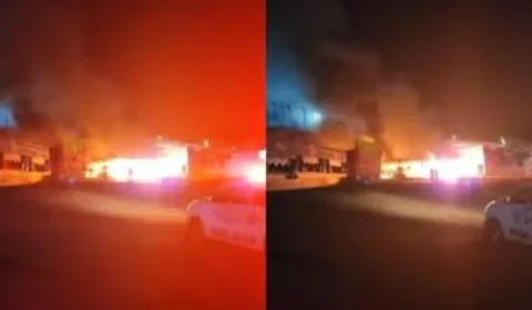 Incêndio atinge estrutura do The Town; Veja vídeo