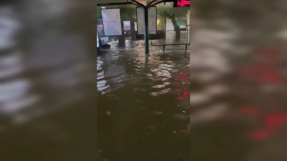 Espanha em alerta: fortes chuvas e tromba d’Água inundam Santander; Veja vídeo