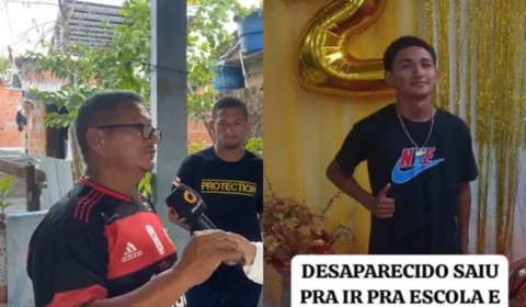 Pai e irmão procuram por adolescente de 15 anos desaparecido