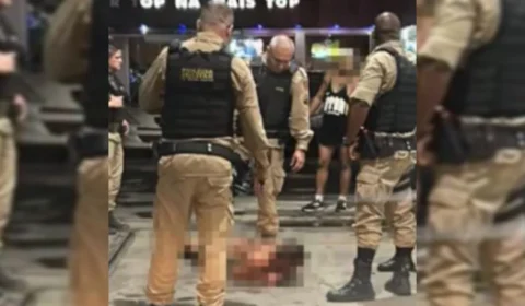 Homem nu faz quebra-quebra em academia e escritório de Juiz de Fora; Veja vídeo