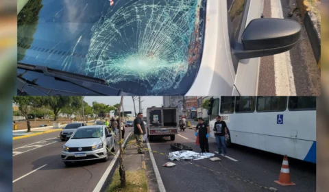 Idoso de 76 anos morre atropelado ao tentar atravessar a avenida Djalma Batista