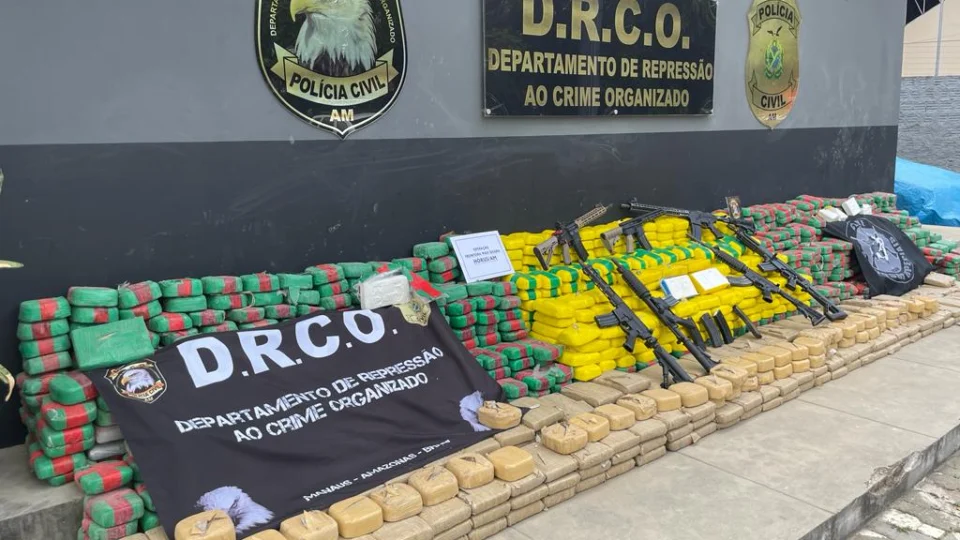 Em menos de 30 dias, PC-AM apreende cerca de 3 toneladas de drogas resultado de grandes operações policiais