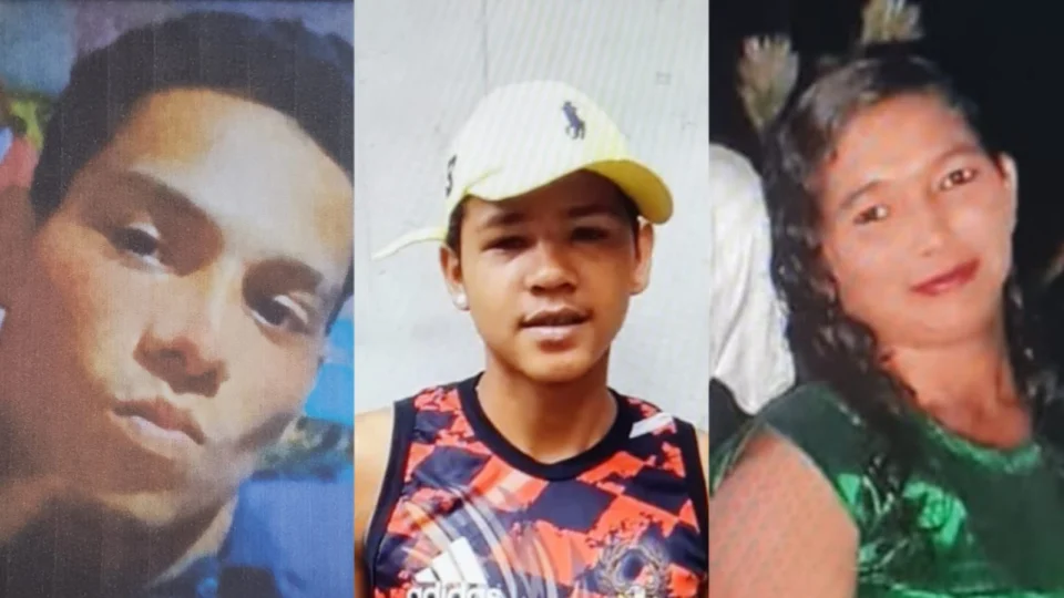 Polícia divulga fotos de três pessoas que estão desaparecidas em Manaus