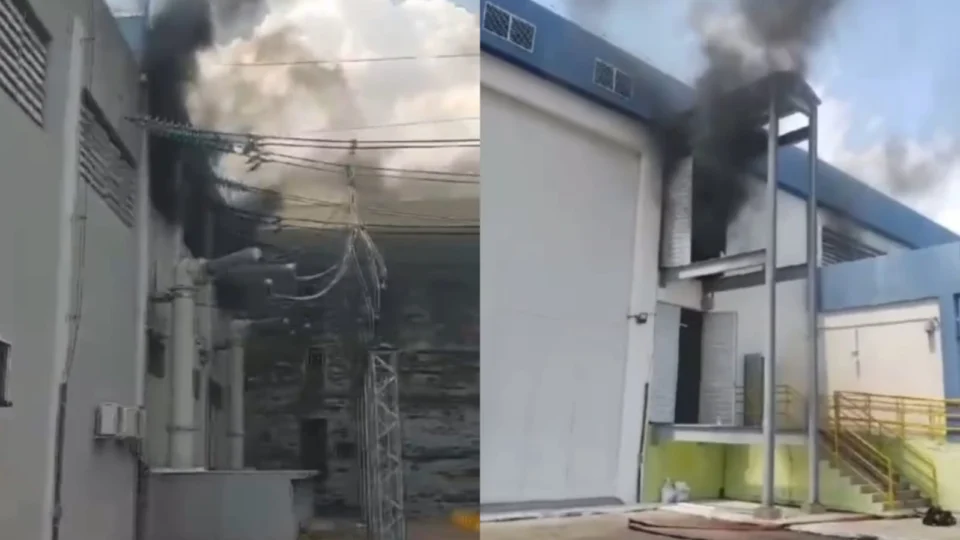 Incêndio atinge subestação da Amazonas Energia; Veja vídeo