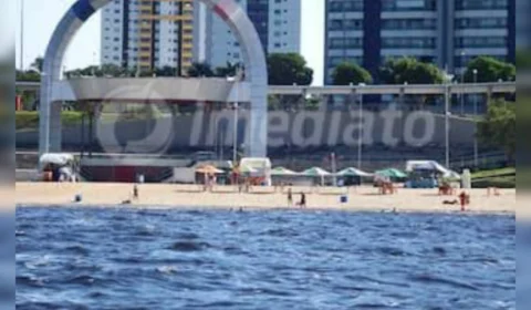 Praia da Ponta Negra está a 11 centímetros de ser fechada para banho