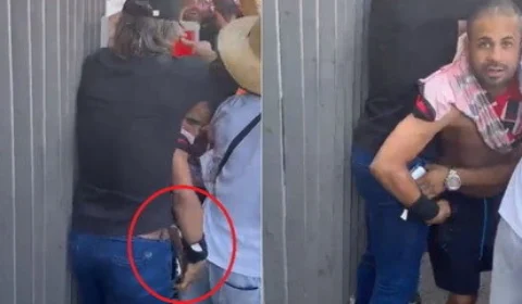 VEJA VÍDEO: Lugano tem celular furtado durante festa com a torcida do São Paulo