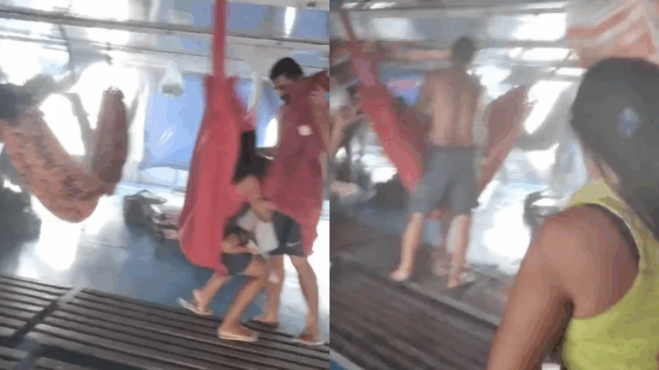 VEJA VÍDEO: tempestade assusta passageiros de barco em Oriximiná, no Pará
