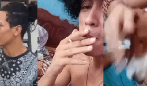 VEJA VÍDEO: ‘Zé droguinha’ que baforou e deu maconha para cachorro é preso em Manaus