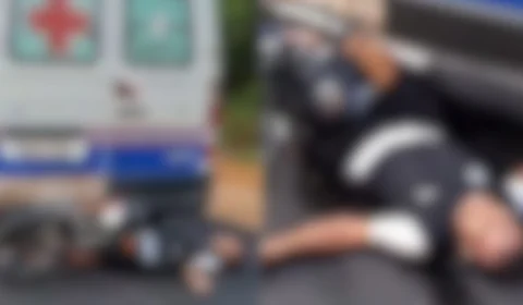 Motociclista morre ao ser atropelado por ambulância no Novo Airão