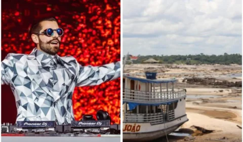 DJ Alok vai converter cachê de show em Manaus para população ribeirinha afetada pela seca