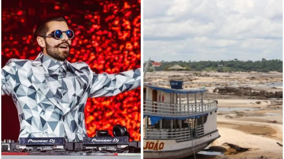 DJ Alok vai converter cachê de show em Manaus para população ribeirinha afetada pela seca