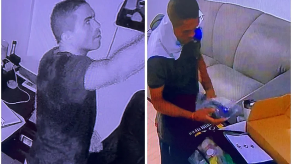 VÍDEOS: Imagens mostram homem roubando lava jato em Manaus