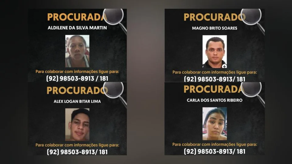 PC-AM reforça divulgação das fotos de infratores procurados por crimes cometidos em Manaus