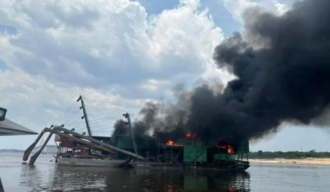 PF destrói dragas destinadas ao garimpo ilegal