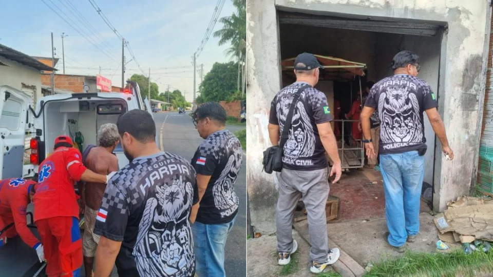 Operação virtude em Parintins resgata idoso em estado de abandono