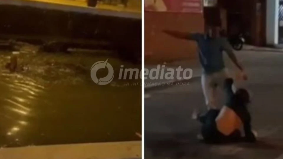VÍDEO: Mulher é espancada após não pagar corrida de aplicativo em Santos
