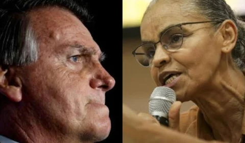 Bolsonaro chama Marina Silva de “incompetente” e culpa o governo Lula pela fumaça em Manaus