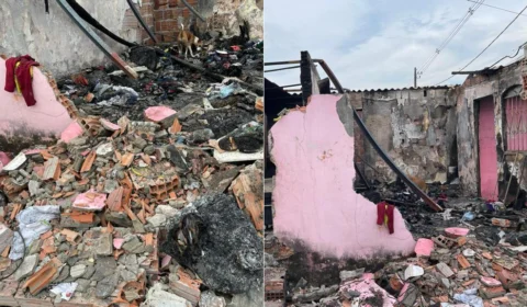 Incêndio em Manaus destrói duas quitinetes no bairro Nova Cidade