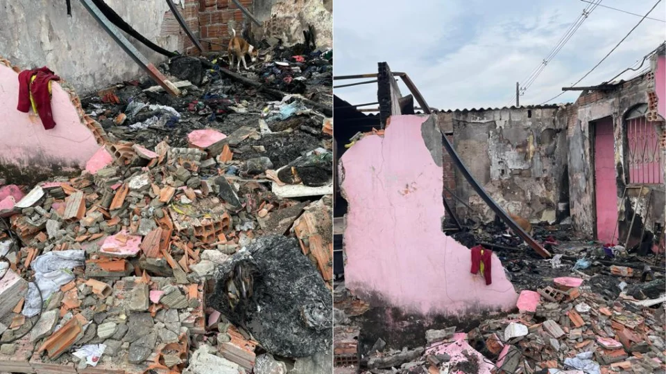 Incêndio em Manaus destrói duas quitinetes no bairro Nova Cidade