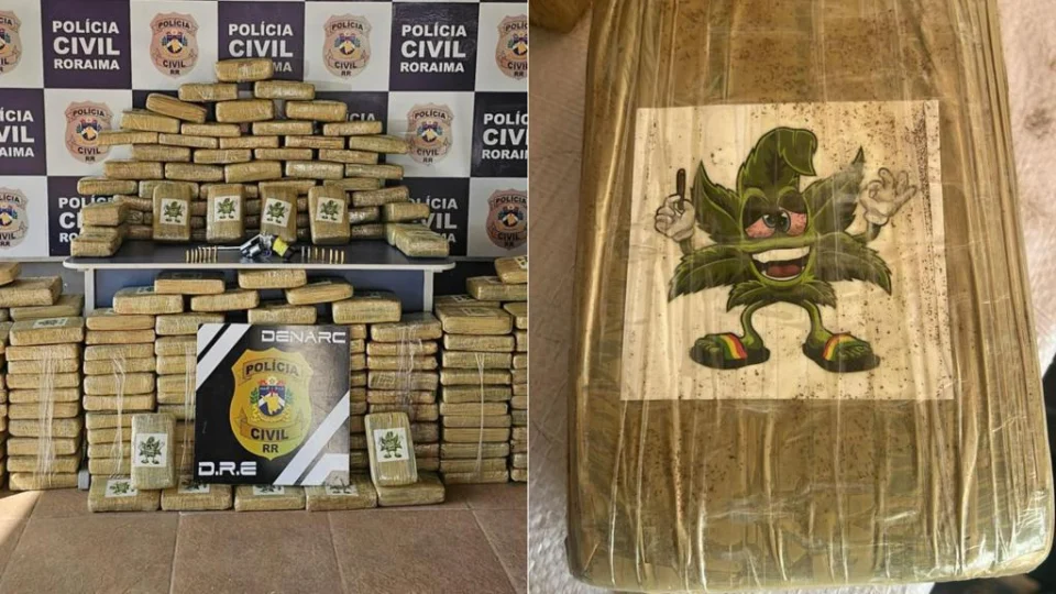 Polícia Civil desarticula esquema de tráfico de drogas e prende dois homens com aproximadamente 320 kg de skunk