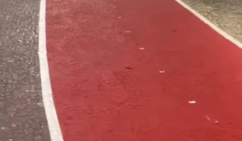 Prefeitura reconsidera pintura de ciclofaixa na orla da Ponta Negra