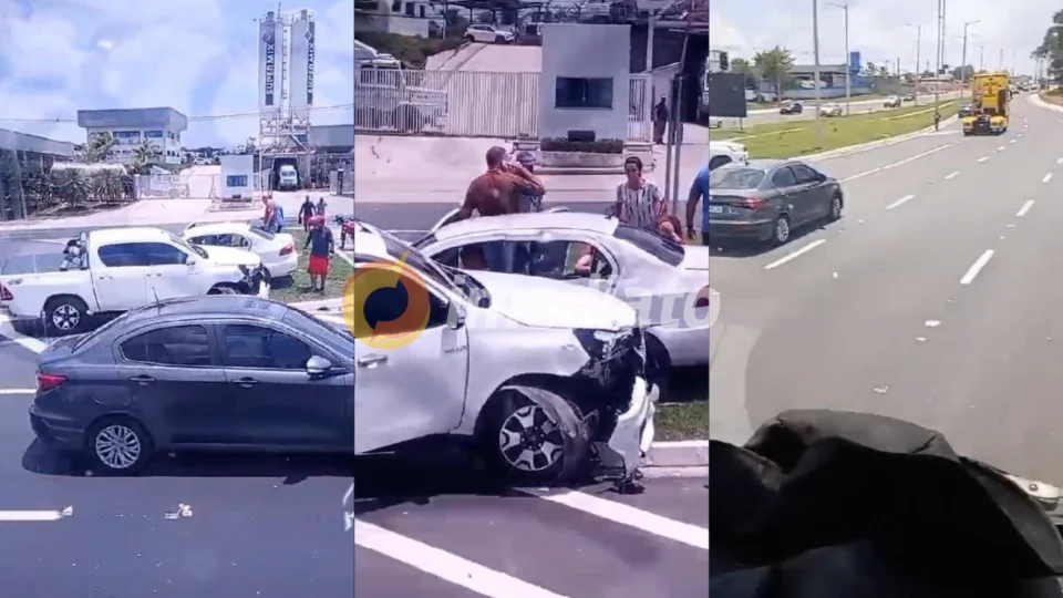 Equipe da prefeitura se envolve em acidente em Manaus